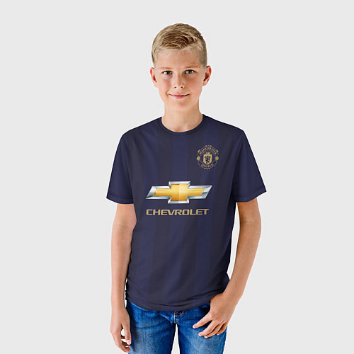 Детская футболка FC MU: Pogba Away 18/19 / 3D-принт – фото 3