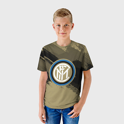 Детская футболка FC Inter: Dark Sport / 3D-принт – фото 3