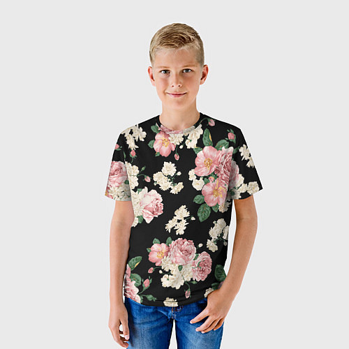 Детская футболка Floral Pattern / 3D-принт – фото 3