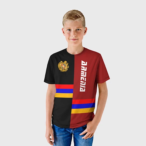 Детская футболка Armenia / 3D-принт – фото 3