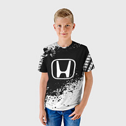 Футболка детская Honda: Black Spray, цвет: 3D-принт — фото 2