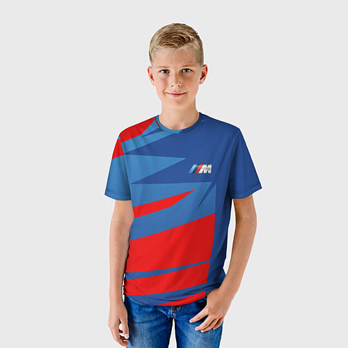 Детская футболка BMW: Motorsport Style / 3D-принт – фото 3