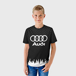 Футболка детская Audi: Black Side, цвет: 3D-принт — фото 2