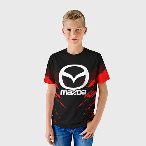 Детская футболка Mazda: Red Anger / 3D-принт – фото 3