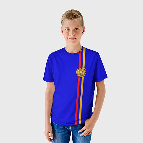 Детская футболка Армения / 3D-принт – фото 3