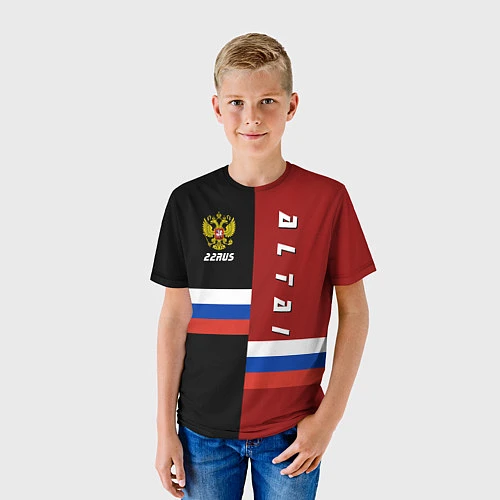 Детская футболка Altai, Russia / 3D-принт – фото 3