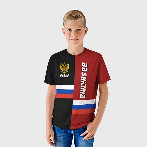 Детская футболка Bashkiria, Russia / 3D-принт – фото 3