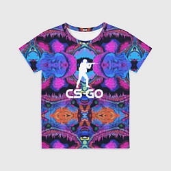 Футболка детская CS:GO Violet Hyper Beast, цвет: 3D-принт