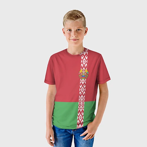 Детская футболка Беларусь / 3D-принт – фото 3