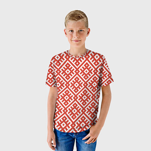 Детская футболка Обережная вышивка / 3D-принт – фото 3