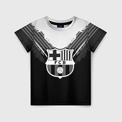 Футболка детская FC Barcelona: Black Style, цвет: 3D-принт