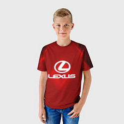 Футболка детская Lexus: Red Light, цвет: 3D-принт — фото 2
