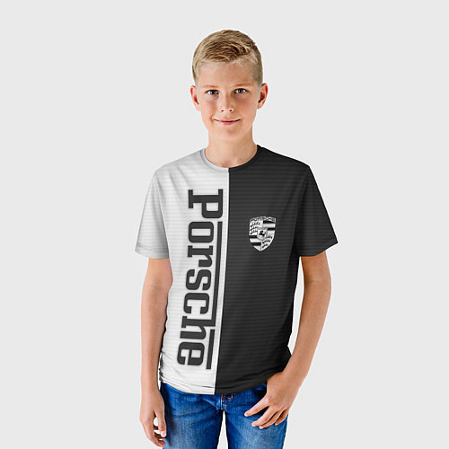 Детская футболка Porsche W&B / 3D-принт – фото 3