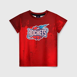 Футболка детская Rockets NBA, цвет: 3D-принт