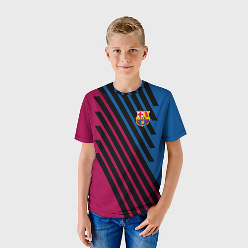 Детская футболка FCB / 3D-принт – фото 3
