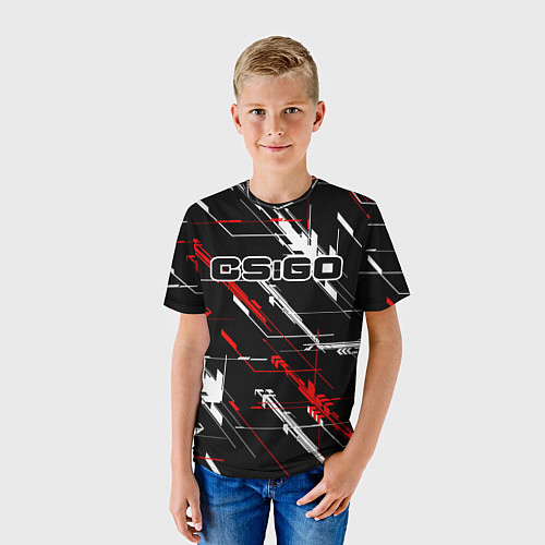 Детская футболка CS:GO Techno Style / 3D-принт – фото 3