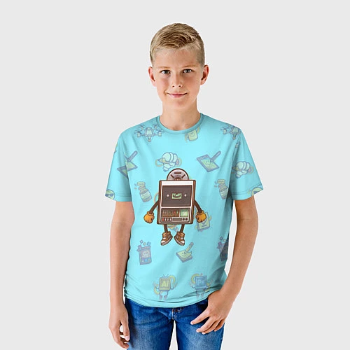 Детская футболка Мистер Дизайнер / 3D-принт – фото 3