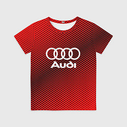Футболка детская Audi: Red Carbon, цвет: 3D-принт