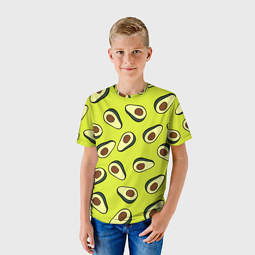 Детская футболка Стиль авокадо / 3D-принт – фото 3