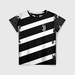 Футболка детская Juve: B&W Lines, цвет: 3D-принт
