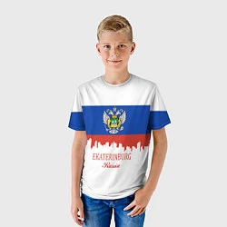 Футболка детская Ekaterinburg: Russia, цвет: 3D-принт — фото 2