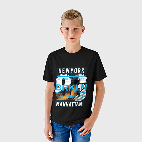 Детская футболка New York: Manhattan 86 / 3D-принт – фото 3