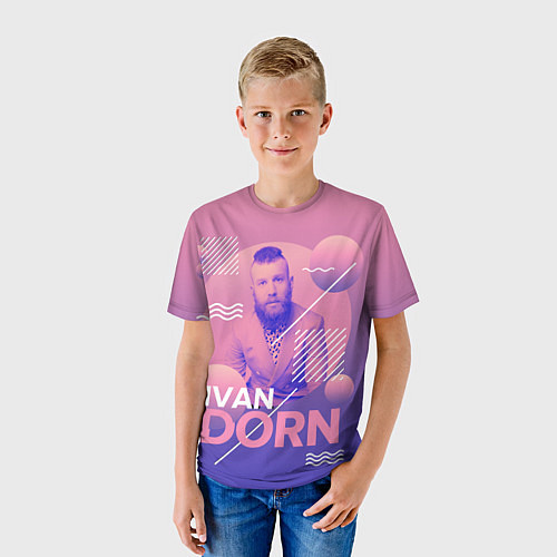 Детская футболка Pinky Dorn / 3D-принт – фото 3