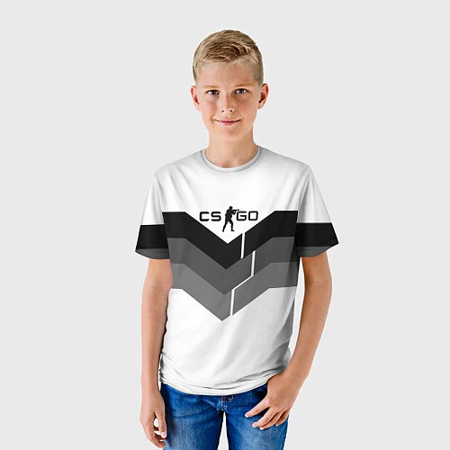 Детская футболка CS:GO Shade of Grey / 3D-принт – фото 3