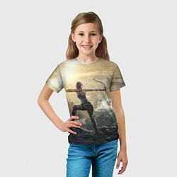 Футболка детская Tomb Raider, цвет: 3D-принт — фото 2
