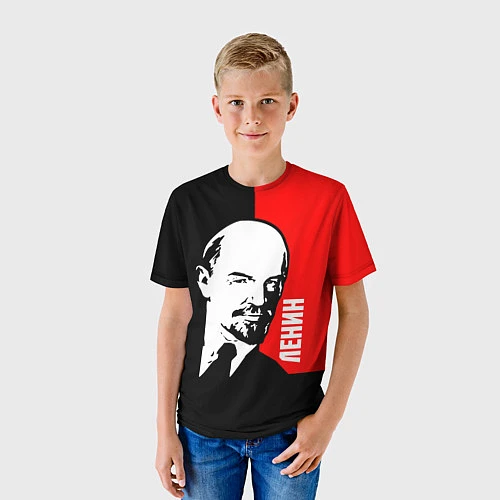 Детская футболка Хитрый Ленин / 3D-принт – фото 3