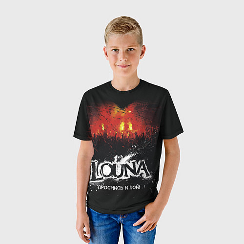 Детская футболка Louna: Проснись и пой / 3D-принт – фото 3