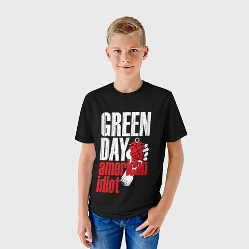 Детская футболка Green Day: American Idiot / 3D-принт – фото 3