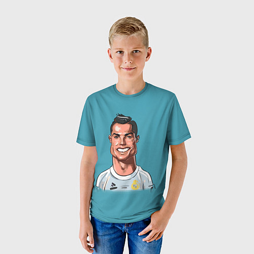 Детская футболка КариРоналдо / 3D-принт – фото 3