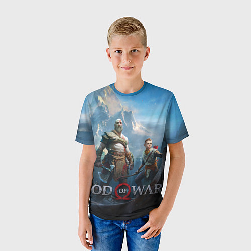 Детская футболка God of War / 3D-принт – фото 3