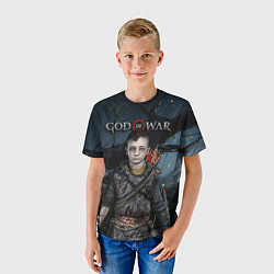 Футболка детская God of War: Atreus, цвет: 3D-принт — фото 2