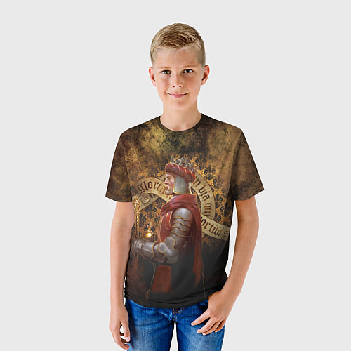 Детская футболка Kingdom Come: Charles IV / 3D-принт – фото 3