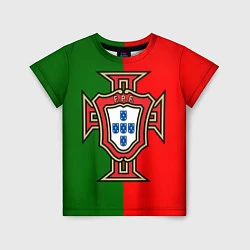 Футболка детская Сборная Португалии, цвет: 3D-принт