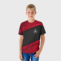 Футболка детская Mercedes Benz: Red Sport, цвет: 3D-принт — фото 2