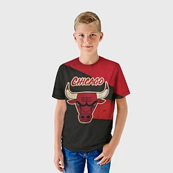 Футболка детская Chicago Bulls: Old Style, цвет: 3D-принт — фото 2