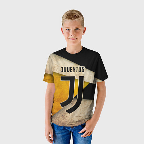 Детская футболка FC Juventus: Old Style / 3D-принт – фото 3
