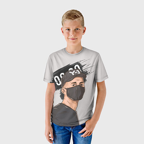 Детская футболка Y-3 00:00 / 3D-принт – фото 3