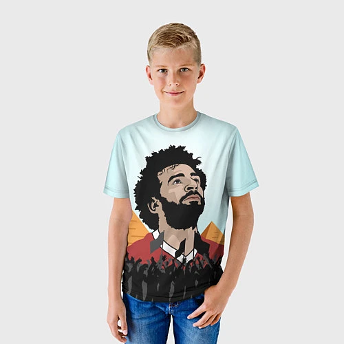 Детская футболка Salah: Egypt King / 3D-принт – фото 3