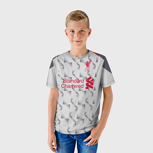 Детская футболка FC Liverpool: Salah Alt 18/19 / 3D-принт – фото 3