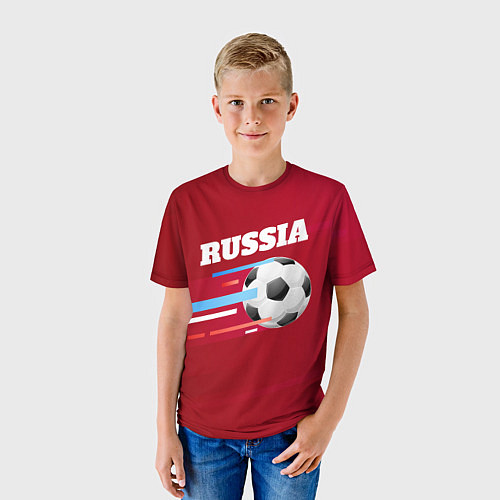 Детская футболка Russia Football / 3D-принт – фото 3