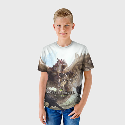 Детская футболка Monster Hunter: World / 3D-принт – фото 3