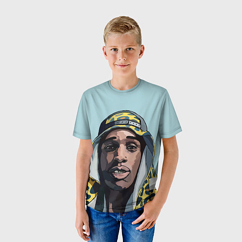 Детская футболка ASAP Rocky: Far East / 3D-принт – фото 3