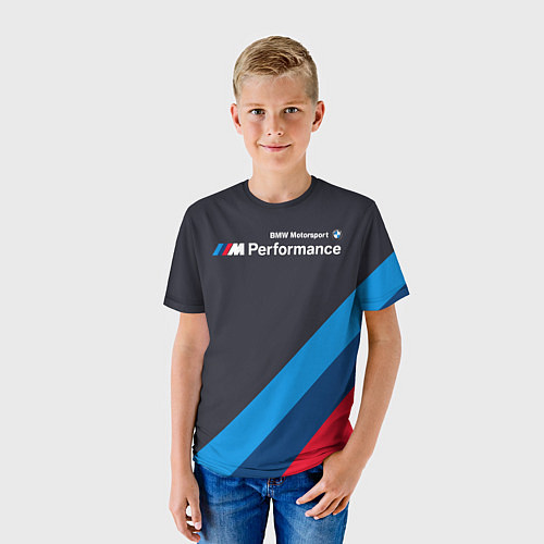 Детская футболка BMW M Performance / 3D-принт – фото 3