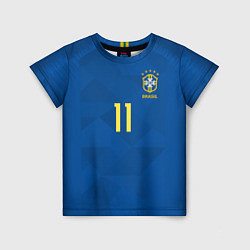 Футболка детская Coutinho Away WC 2018, цвет: 3D-принт