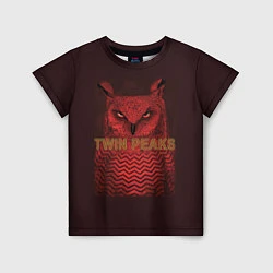 Футболка детская Twin Peaks: Red Owl, цвет: 3D-принт