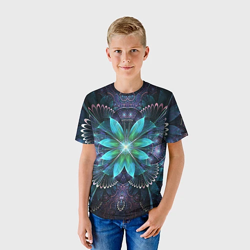 Детская футболка Астральная мандала / 3D-принт – фото 3